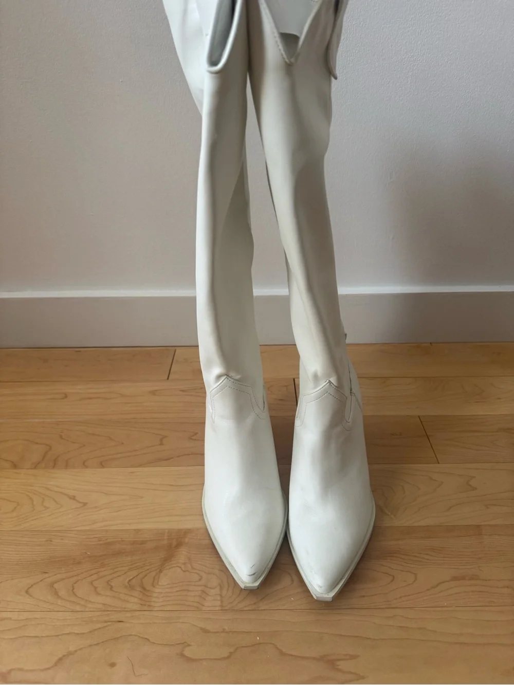 Steve Madden Knee-High Western Block Heel Boots